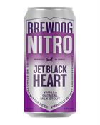 Brewdog Nitro Jet Black Heart Vanilla Oatmeal Milk Stout 40,2 cl 6%